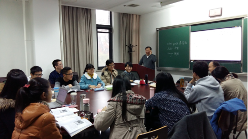 梁敏和教授为北京大学印尼语专业大二学生授课